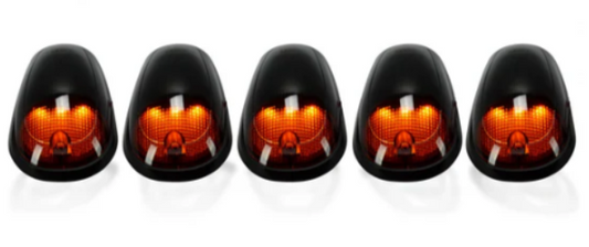 Dodge RAM Heavy-Duty 2500/3500 03-18 Cab Light Set Strobe LED Smoked Lens in White & Amber - Open Box