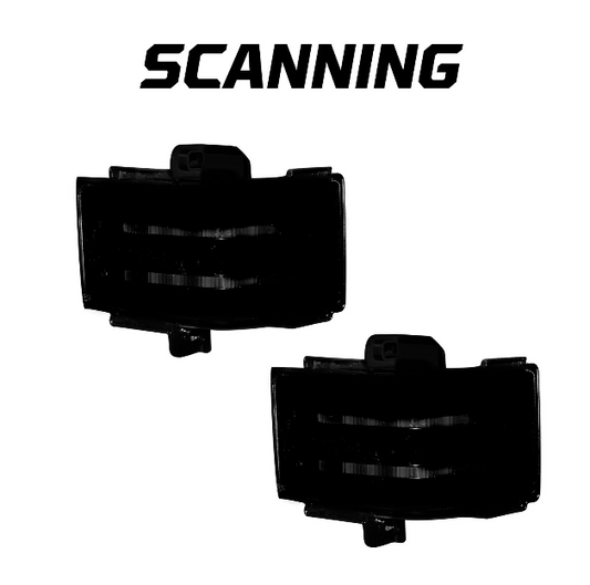 Ford F250/F350/F450 17-22 Super Duty Side Mirror Lenses LED Smoked - Open Box