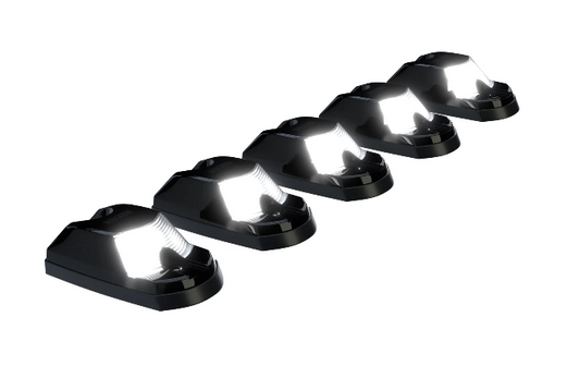 Ford Super Duty 17-22 (5-Piece Set) Cab Roof Light Kit in White High-Power LED with Smoked Lens - Open Box