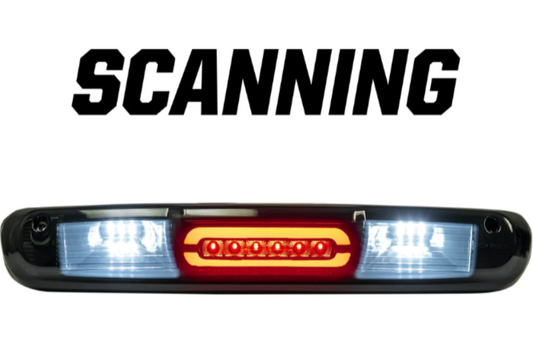 GMC Sierra & Chevy Silverado 07-13 3rd Brake Light Kit Red LED Smoked - Open Box