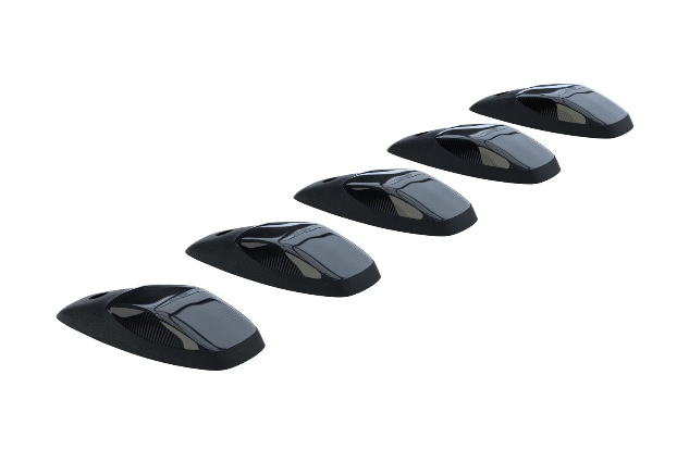 Dodge RAM HD 2500/3500 19-24 5-Piece Cab Roof Light Set LED Smoked Lens in White (FRESH INSTALL) - Open Box