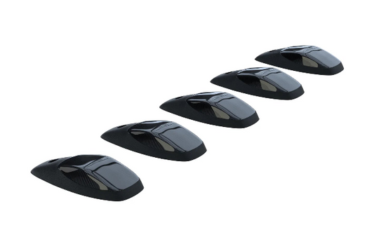 Dodge RAM HD 2500/3500 19-24 5-Piece Cab Roof Light Set LED Smoked Lens in White (FRESH INSTALL) - Open Box