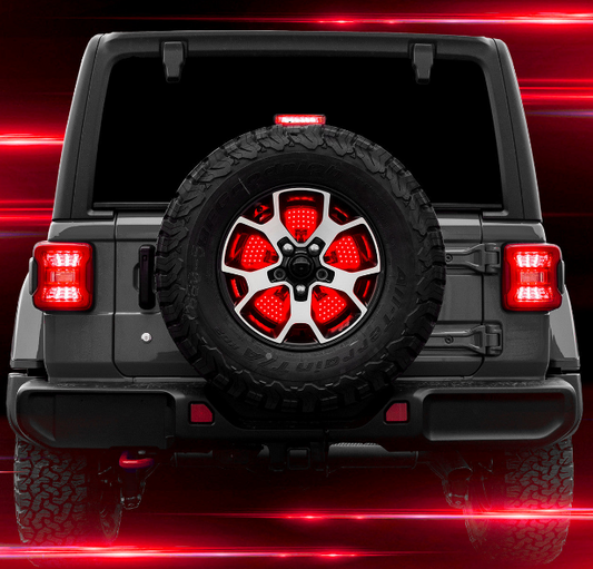 5TH WHEEL LIGHT WITH SEQUENTIAL TURN / BRAKE / REVERSE FOR JEEP - Open Box