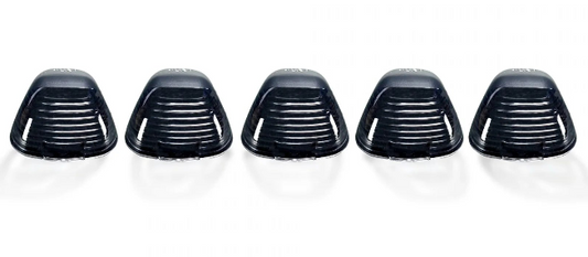 Ford Super Duty 99-16 5 Piece Cab Lights Amber Xenon Bulbs with Smoked Lens (OEM LENS REPLACEMENT) - Open Box