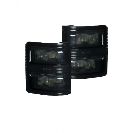 Ford F250/F350 08-16 Super Duty Side Mirror Lenses Amber LED in Smoked - Open Box