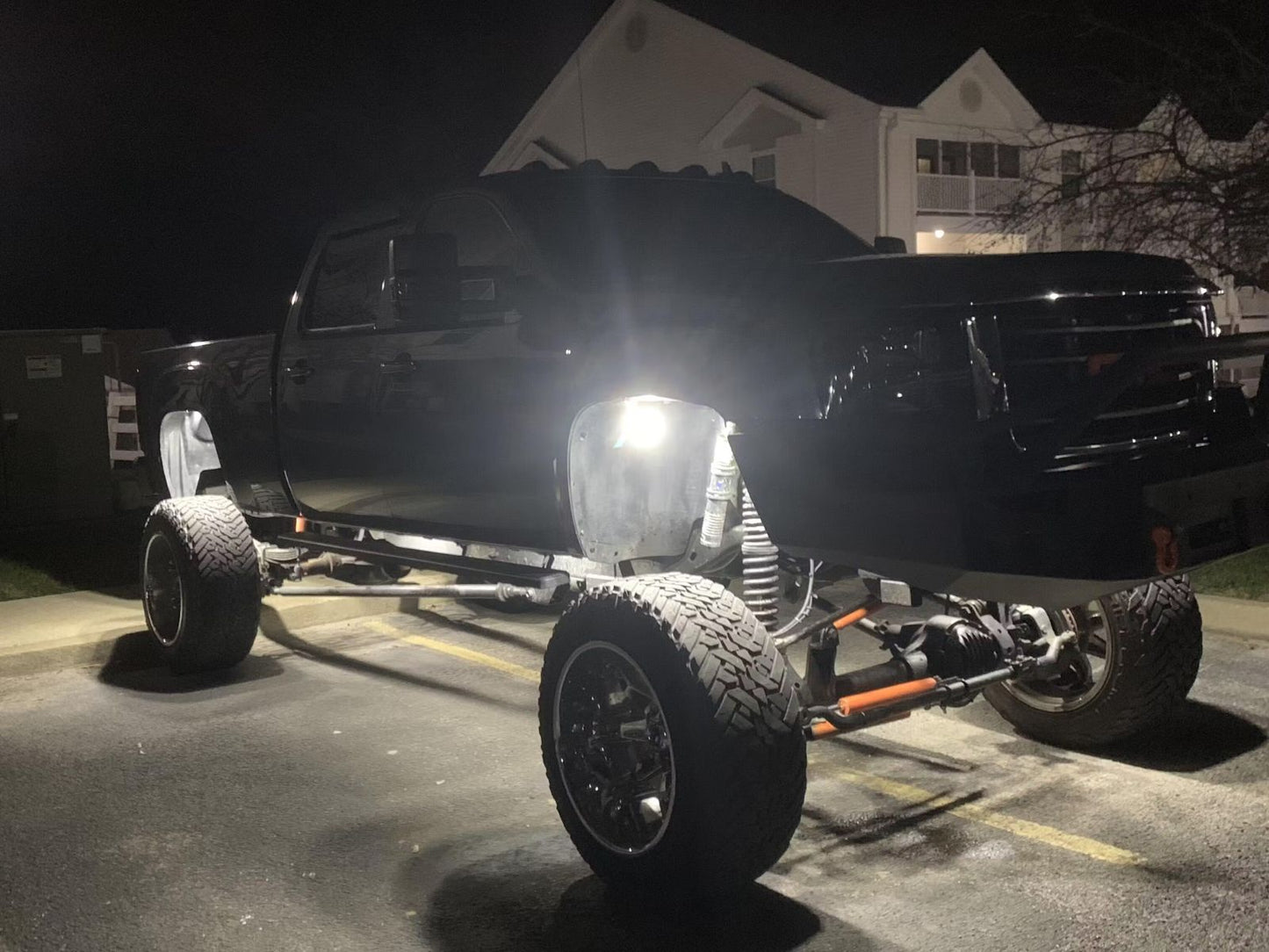 Pure White 144 LED 4-12 Pod Plug & Play Blazing Rock Light Kit