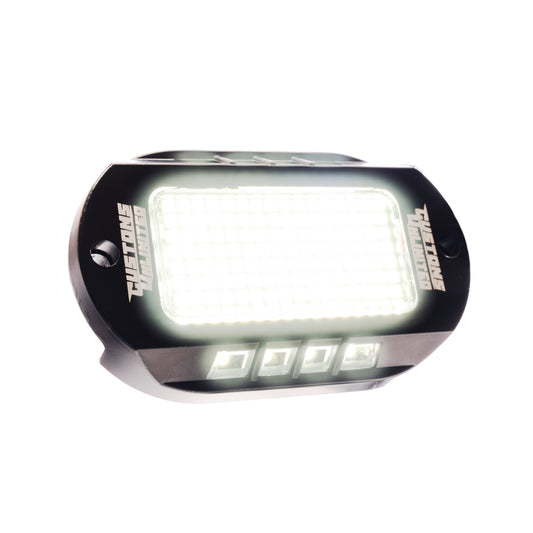 Pure White 144 LED 4-12 Pod Plug & Play Blazing Rock Light Kit