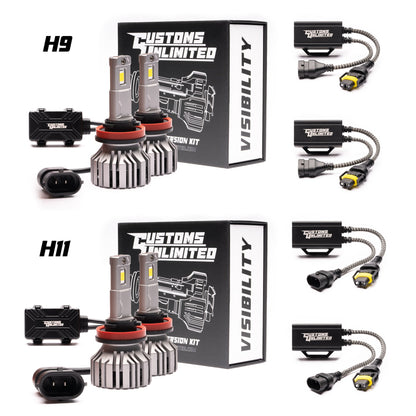 2020-2025 SILVERADO 2500 HD/ 3500 HD CREE LED HEADLIGHT BULBS