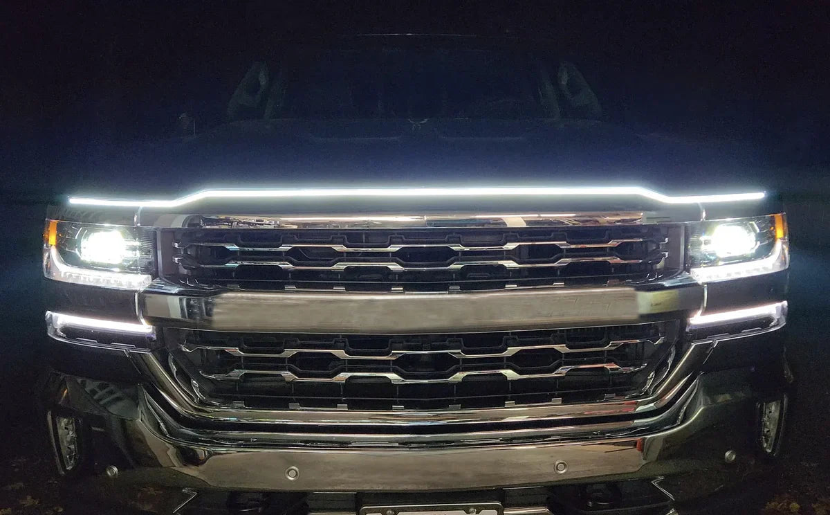 Hood LED Strip With Startup Sequence – Customs Unlimited Wholesale