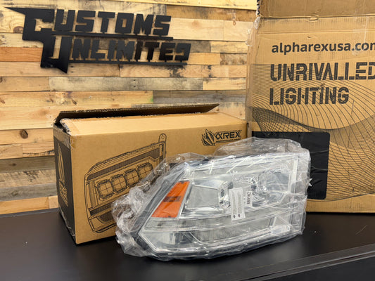 09-18 Ram Truck (MK II 5th Gen 2500 Style) PRO-Series Halogen Projector Headlights Chrome - Open Box