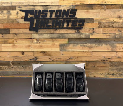 Dodge 19-25 RAM 2500/3500 5-Piece Ultra Bright RGB Multi-Colored LED Cab Roof Lights Bluetooth App (Replaces Factory/OEM Cab Lights Only) - Multiple Lens - Open Box, Damaged