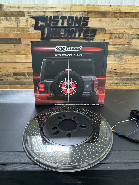 5TH WHEEL LIGHT WITH SEQUENTIAL TURN / BRAKE / REVERSE FOR JEEP - Open Box