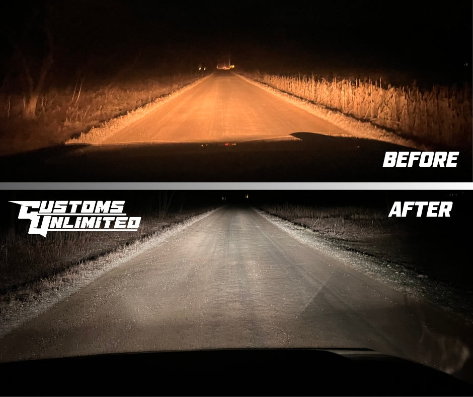 2020-2025 SILVERADO 2500 HD/ 3500 HD CREE LED HEADLIGHT BULBS