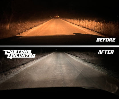 2020-2025 SILVERADO 2500 HD/ 3500 HD CREE LED HEADLIGHT BULBS