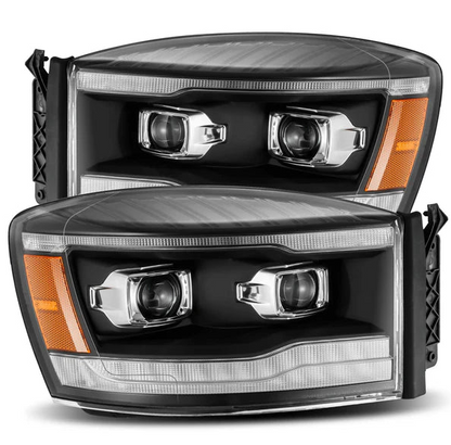 06-08 Dodge Ram PRO-Series Halogen Projector Headlights Black - Open Box