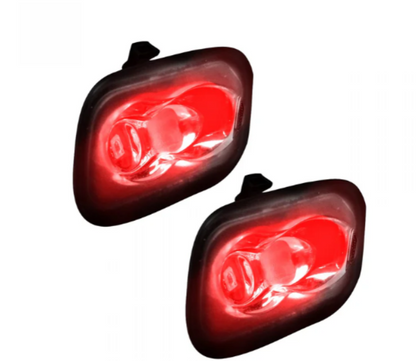 Ford Super Duty 17-24 Ultra High Power LED Mirror / Puddle Light Kit Red - Open Box