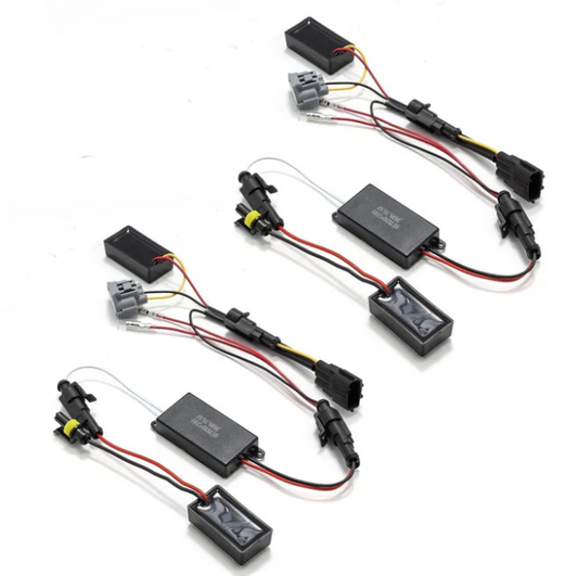 05-11 Toyota Tacoma AlphaRex Headlights Converters for Tacoma without Stock DRL Function - Open Box