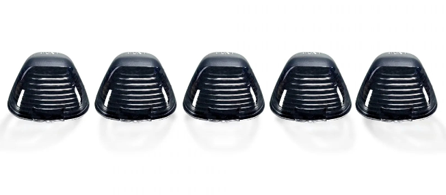 Ford Super Duty 99-16 5 Piece Cab Lights Amber Xenon Bulbs with Smoked Lens (OEM LENS REPLACEMENT) - Open Box